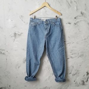 FADED GLORY 80's Vintage Baggy Denim Blue Jeans